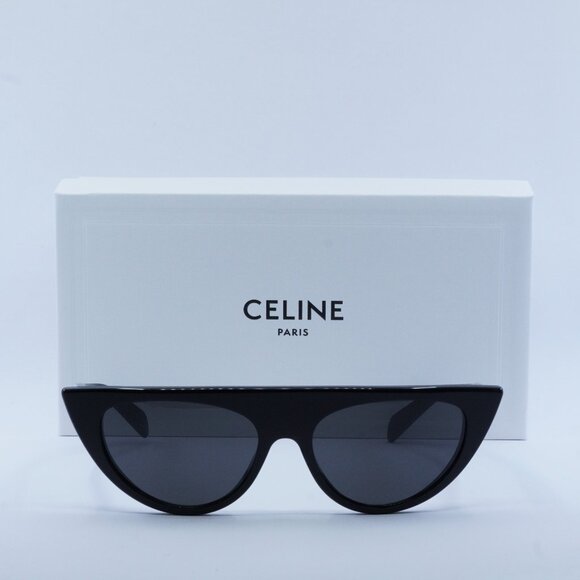 FINAL PRICE NEW CELINE CL40228I 01A BLACK GREY SUNGLASSES - Picture 2 of 10